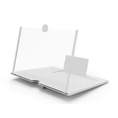 Portable Mobile Phone Screen Magnifier Stand - 3D HD Screen Enlarger for Smartphones - Red Color, Perfect for Watching Videos and Reading